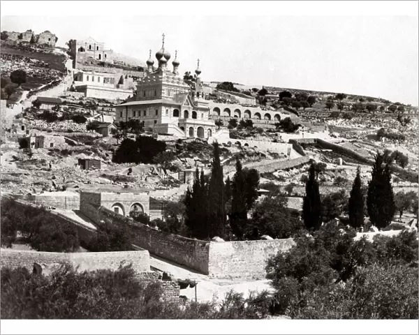 Jerusalem, Palestine (Israel) circa 1880s - Garden of Gethse
