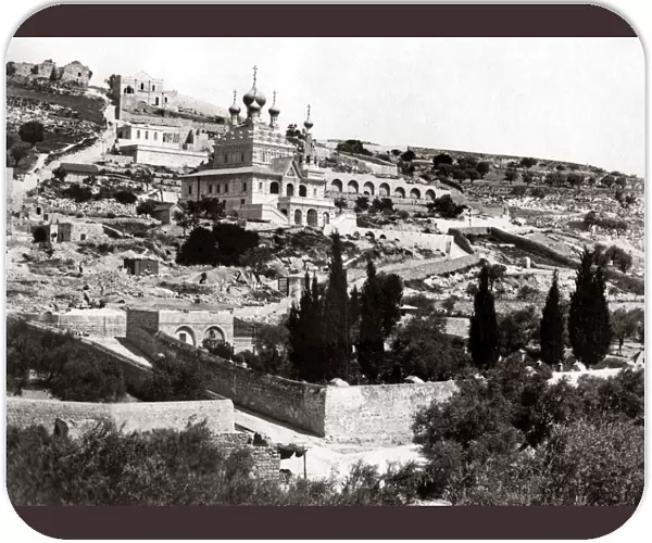 Jerusalem, Palestine (Israel) circa 1880s - Garden of Gethse