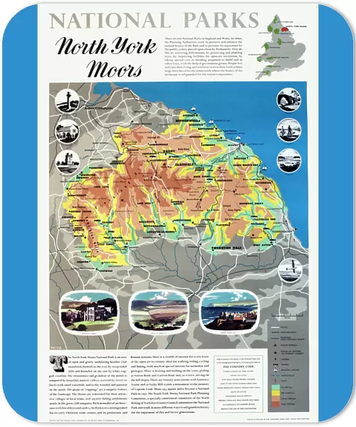 Map of the North Yorks Moors