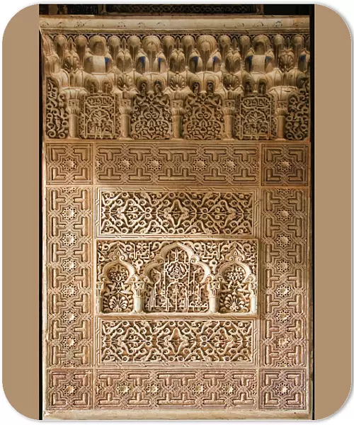 Islamic carvings, Alhambra, Spain