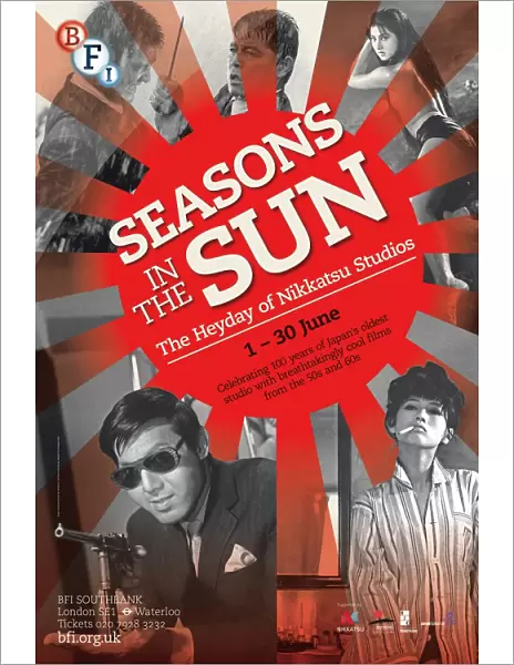 Poster for Nikkatsu Studios season at BFI Southbank (1 - 30 June 2013)