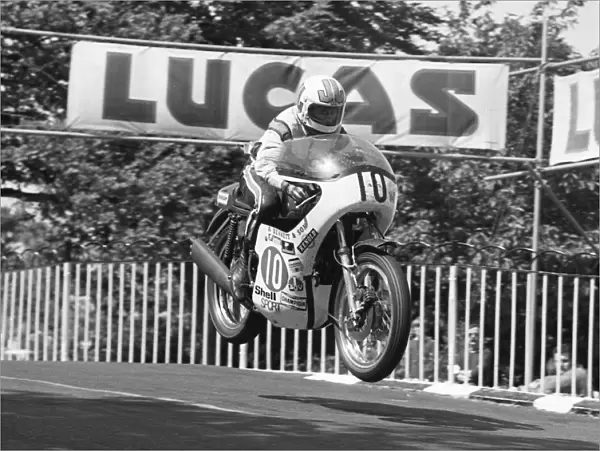 Mick Grant on Slippery Sam (Triumph) 1974 Production TT