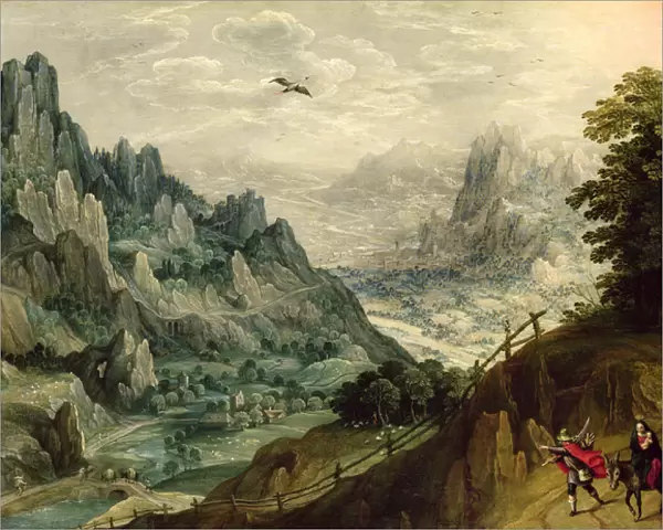 The Flight into Egypt, c. 1598-1623 (oil on panel)