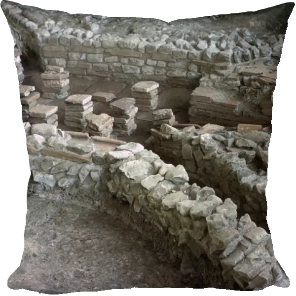 Hypocaust of the Roman Palace at Fishbourne, 3rd century