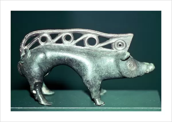 Celtic bronze boar