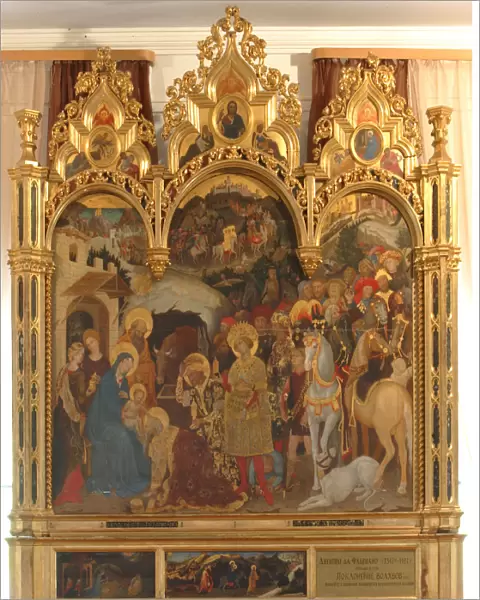 The Adoration of the Magi, c. 1420. Artist: Gentile da Fabriano (ca 1370-1427)