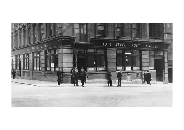 Hope Street Post Office Glasgow Renfrew Street before its opening on 21st april 1933