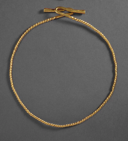 Necklace from Fresn-la-Mere, France, Bronze Age (gold)