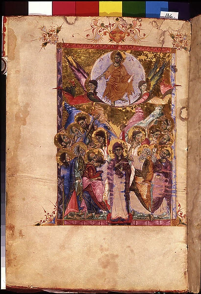 The Resurrection, 1287 (watercolour on parchment)