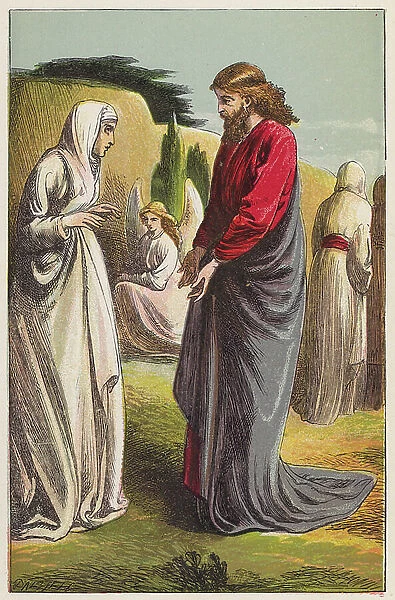 The Resurrection and the Life (colour litho)