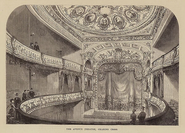 Royal Avenue Theatre, Charing Cross, London (engraving)
