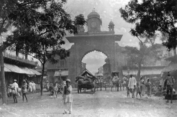 Gate to Muttra, India, 1917