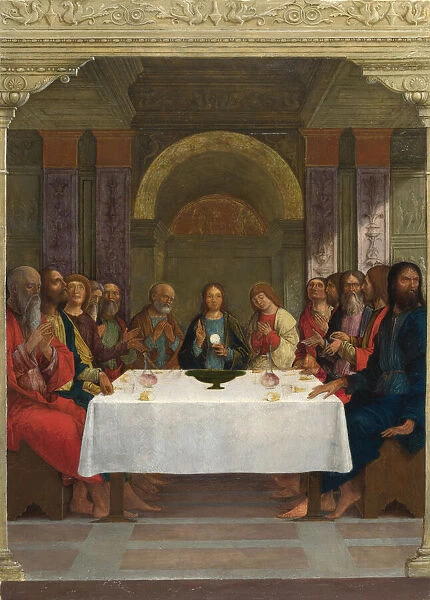 The Institution of the Eucharist, c. 1490-1495. Creator: Ercole de Roberti