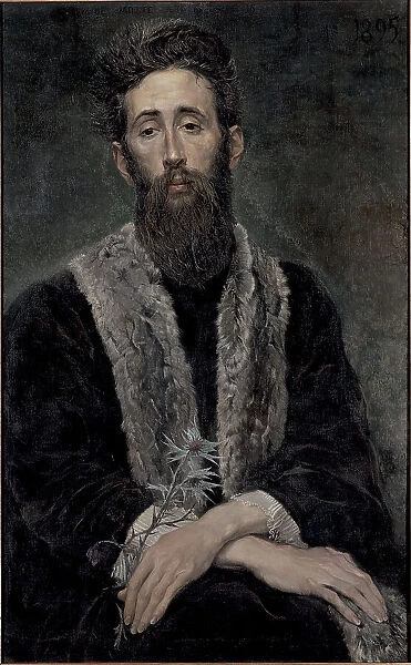 Self-portrait, 1895. Creator: Motte, Émile (1860-1931)