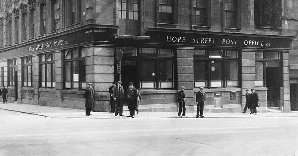 Hope Street Post Office Glasgow Renfrew Street before its opening on 21st april 1933
