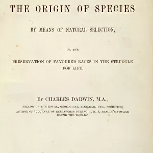 Charles Darwin and Down House Poster Print Collection: Darwin's scientific research
