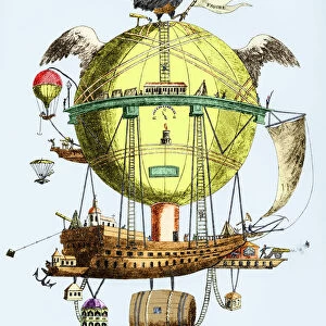 Robertsons Minerve balloon, 1804