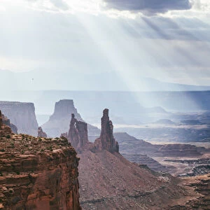 Dramatic weather over Canyonlands national park, USA