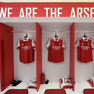 Arsenal FC: The Unseen Moment in the Changing Room Before the Arsenal v Manchester United Premier League Clash (2022-23)