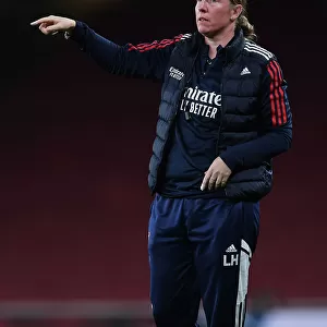 Arsenal Women's Champions League Match: Leanne Hall Coaches at Emirates Stadium