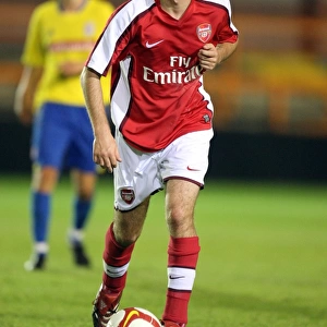 Arsenal's Amaury Bischoff Shines in Dominant 3-2 Win Over Stoke City Reserves, Barclays Premier Reserve League South, 2008