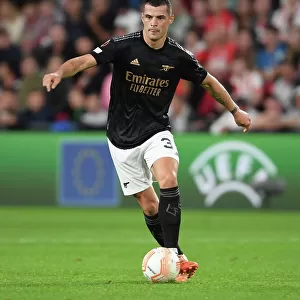 Granit Xhaka's Commanding Midfield Display: Arsenal's Europa League Victory over PSV Eindhoven