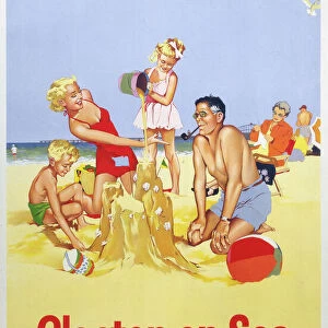 Clacton-on-Sea, BR poster, 1958