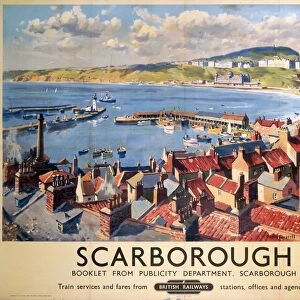 Railway Posters Collection: Scarborough Railway Posters