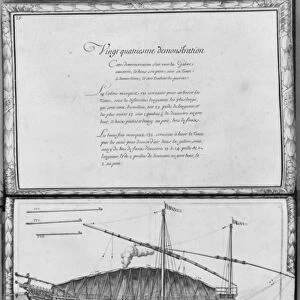 A galley being moored, twenty-fourth demonstration, plate 25, illustration from Demonstrations