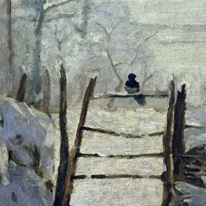 the magpie, 1868-1869 (oil on canvas)
