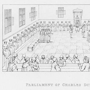 Parliament of Charles Duke of Burgundy (engraving)