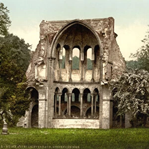 Ruins of Heisterbach Abbey, North Rhine-Westphalia, Germany, c. 1900 (photochrom)
