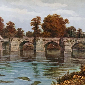 Wilton Bridge, Ross-on-Wye (colour litho)