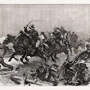 The Greek Rout: an Incident of the Stampede on the Road to Larissa, Greece, 1897