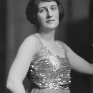 Miss Houghton, portrait photograph, 1918 Feb. 25. Creator: Arnold Genthe