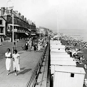 The esplanade at Sandown Bay, Isle of Wight 1936