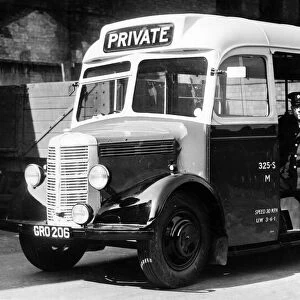 British Railways Bus, used to ferry fueling train crews from Saltley to various stations