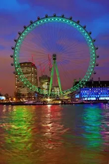 : London Eye goes green for St Patrick's Day