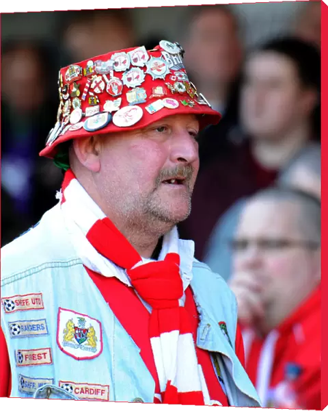 Bristol City Fans Unwavering Passion: Sky Bet League One Match at Crawley Town (March 7, 2015)