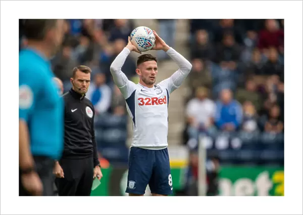 Preston North End's Alan Browne in Action Against Barnsley, SkyBet Championship