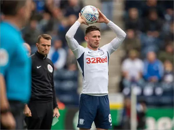 Preston North End's Alan Browne in Action Against Barnsley, SkyBet Championship