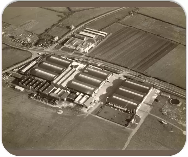 Aerial view of the Bristol factory and offices, 1930