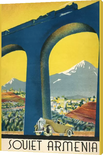 Tourism brochure for Soviet Armenia