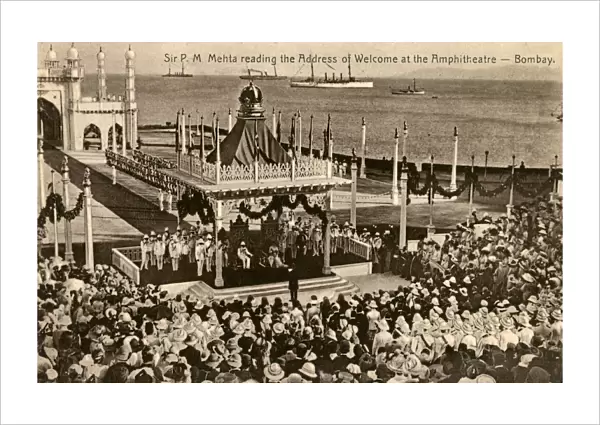 Bombay - Arrival of King George V and Queen Mary