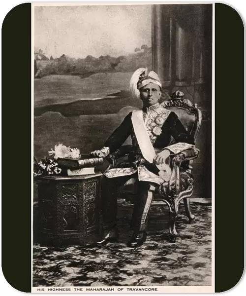 The Maharajah of Travancore, India
