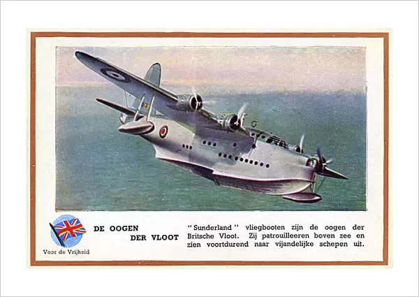 WW2 - British RAF Flying Boat Sunderland
