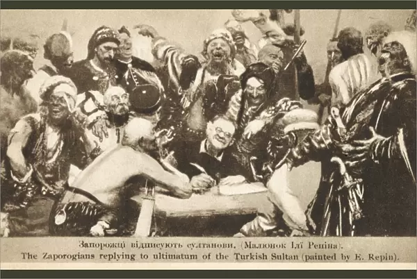 Reply of the Zaporozhian Cossacks to Sultan Mehmed IV