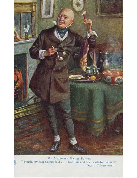 Mr Micawber makes Punch - David Copperfield, Charles Dickens