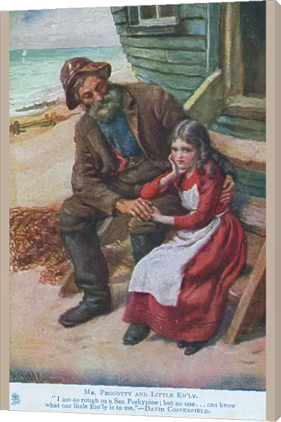 Mr Peggotty and Little Emily - David Copperfield, Dickens