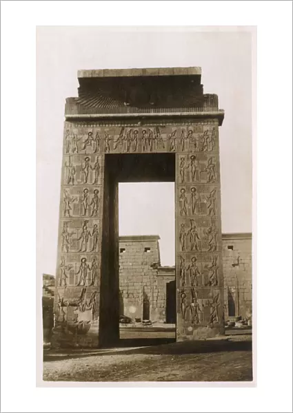 The Temple of Khonsu, Karnak, Egypt - Gateway of Ptolemy III